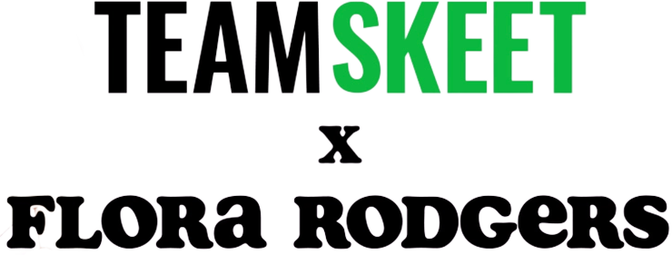 TeamSkeet X Flora Rodgers logo