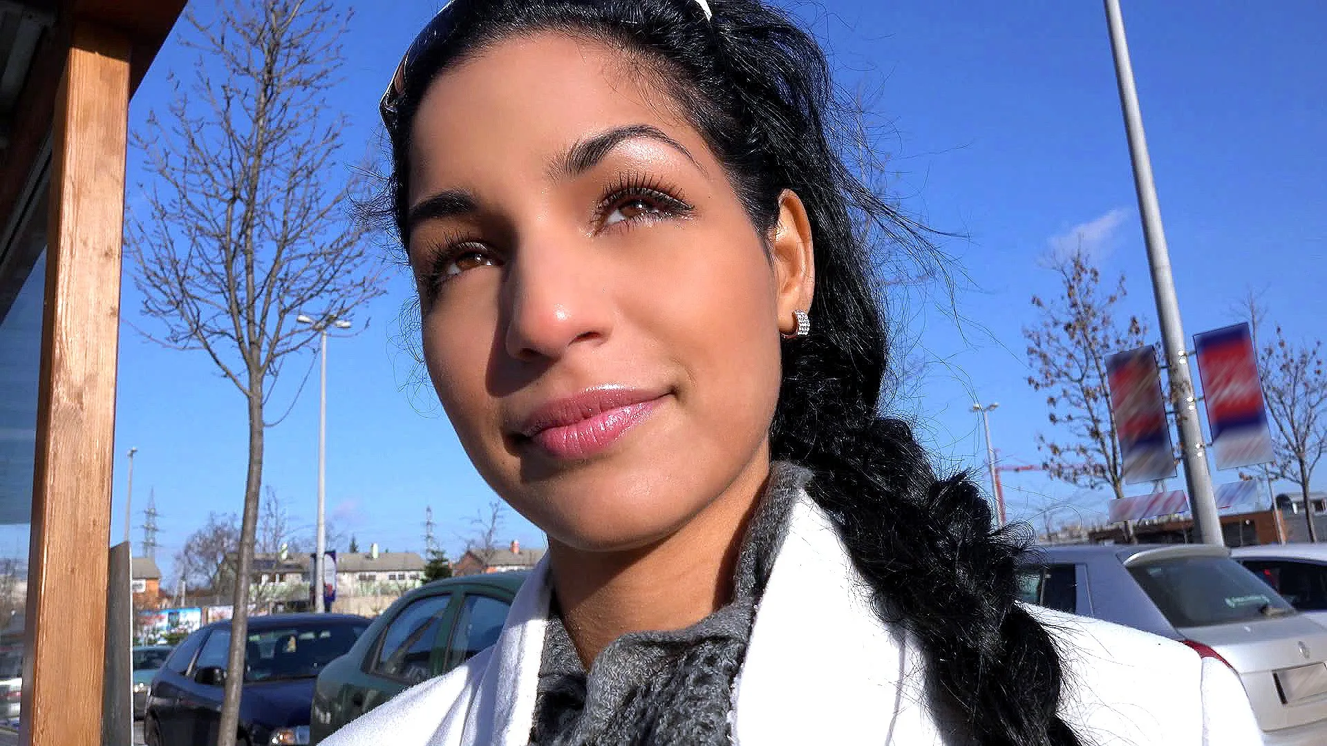 Petite Hottie Rides Dick - Public Pickups - 1125787