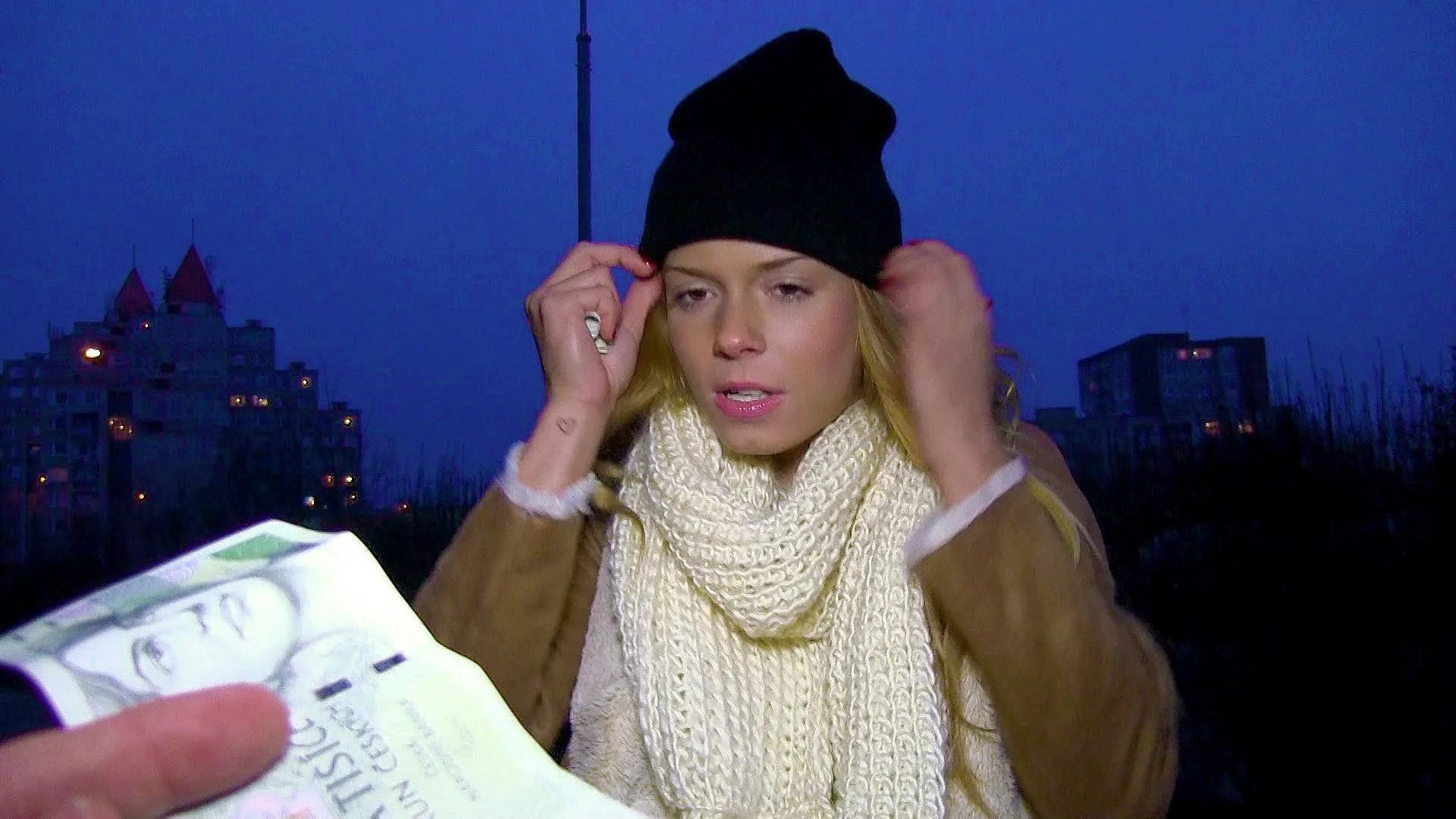 Euro Blonde Sucks Stranger Dick - Public Pickups - 1125808