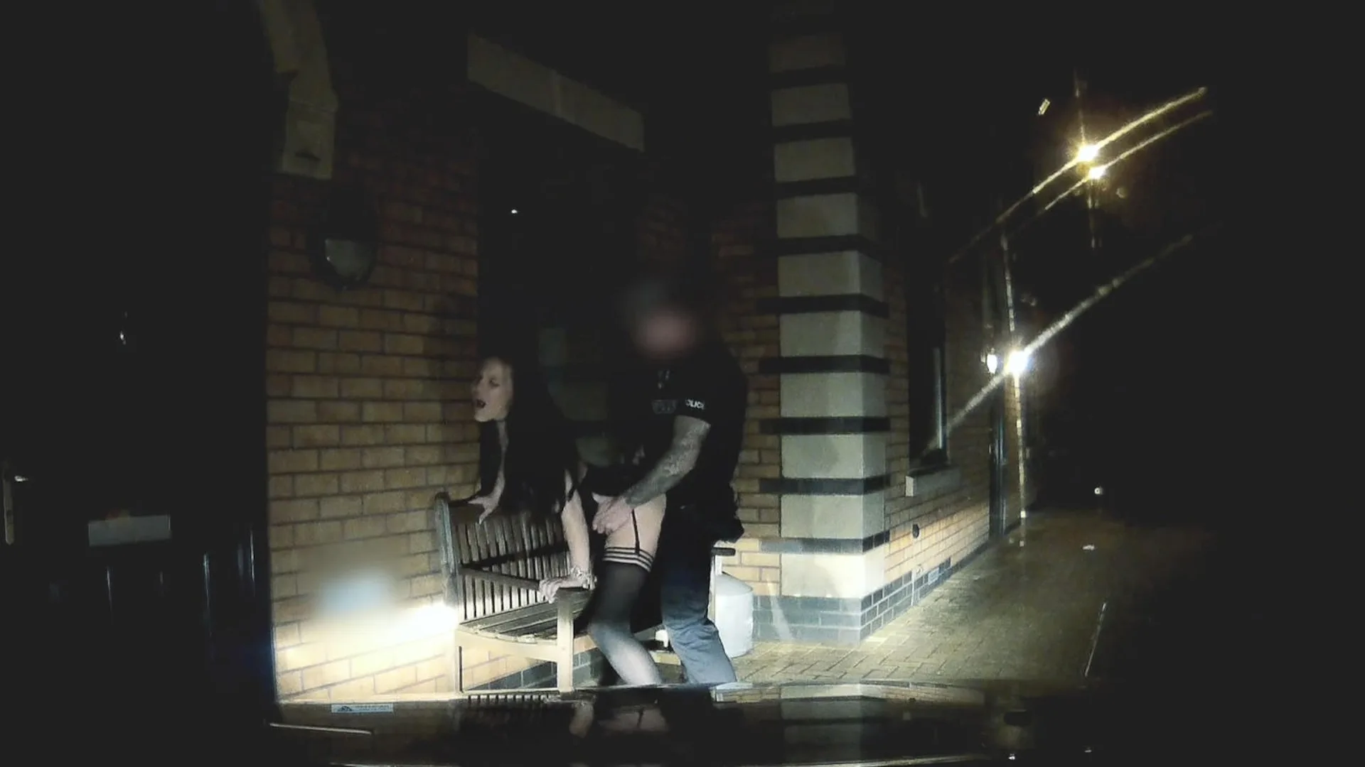 Night patrol: Cheeky young lass likes daring outdoor sex - Fake Cop - 1088477
