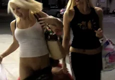 Blonde Gets Pants Outside the Store. - PornPros