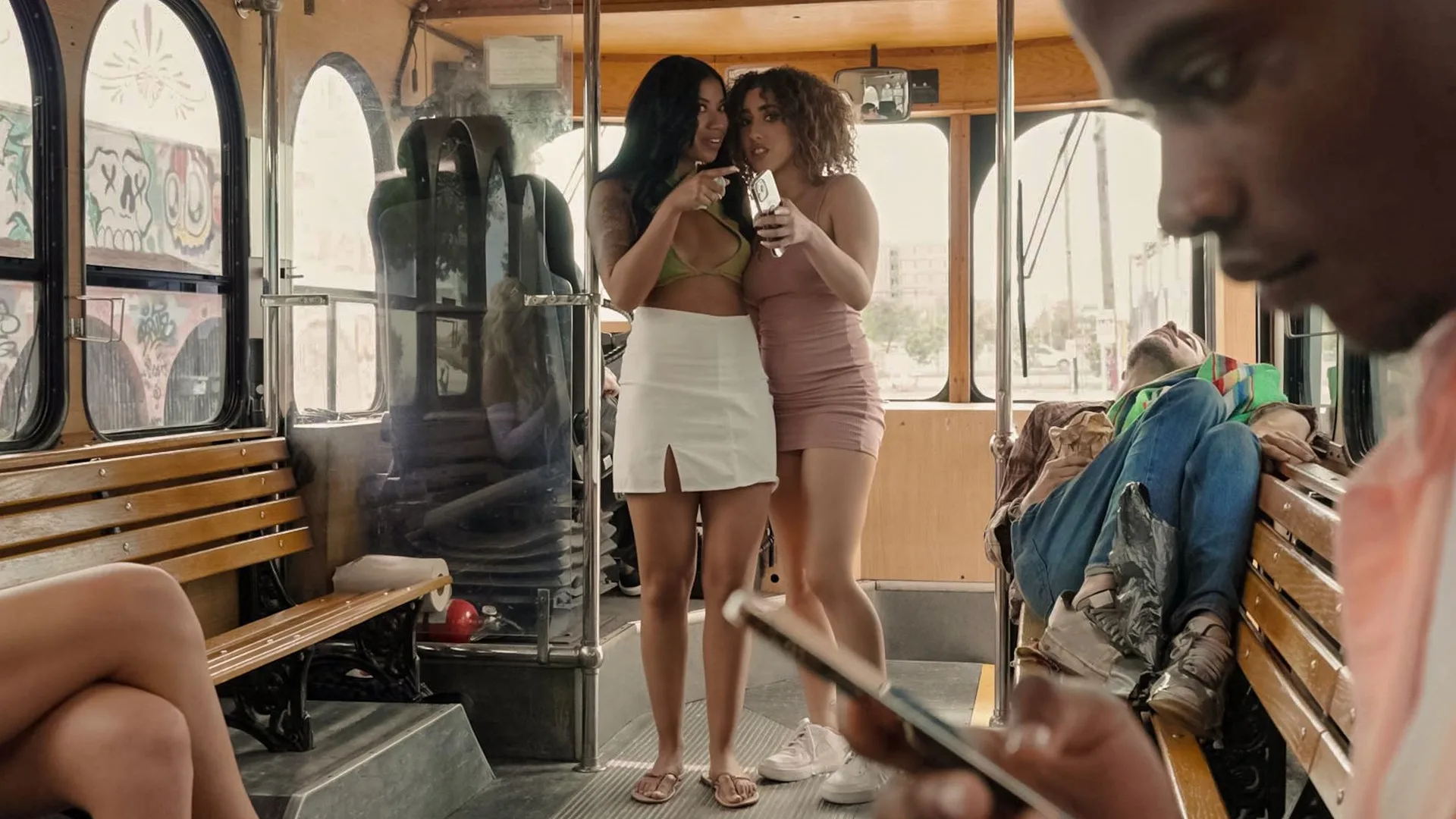 The Fucking Public Bus Threesome - RK Prime