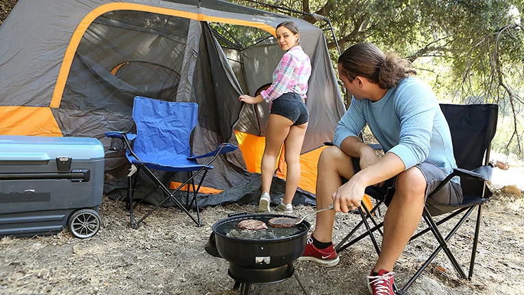 Dirty Outdoor Sex At The Campsite - TeamSkeet X Fucking Awesome