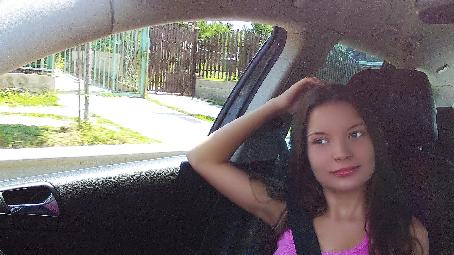 Tangling Tongues with the Hitchhiker - Stranded Teens - 1134595