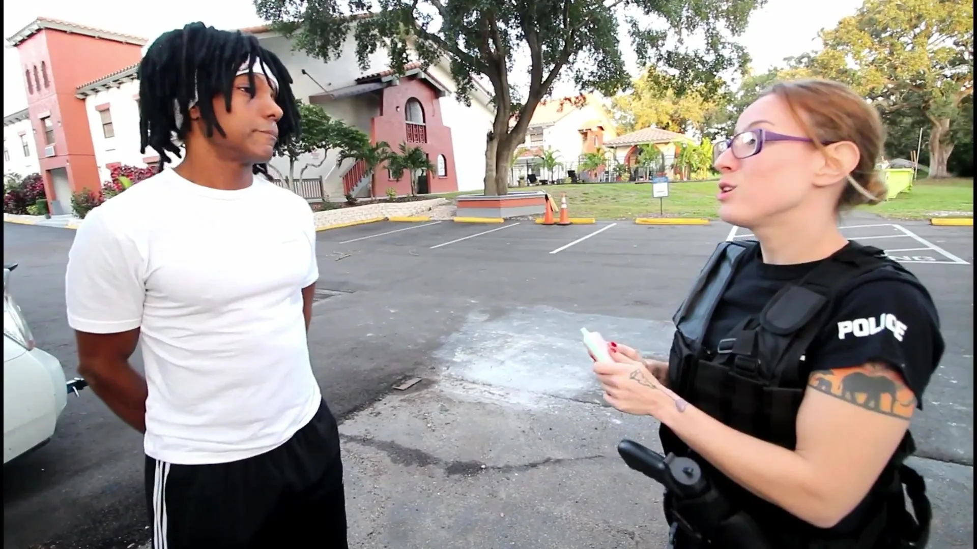 White Girl Cops #9 – Angry blonde Milf cops on black patrol fucking BBC in the hood - Toticos - 1122168