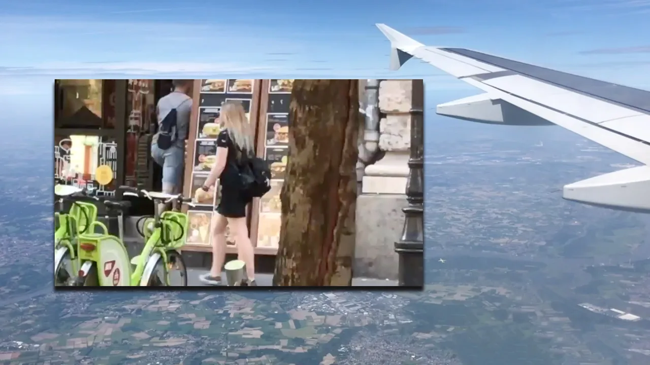 Hot Blonde Walking By After Budapest Landing - Euro Sex Diary - 1125482