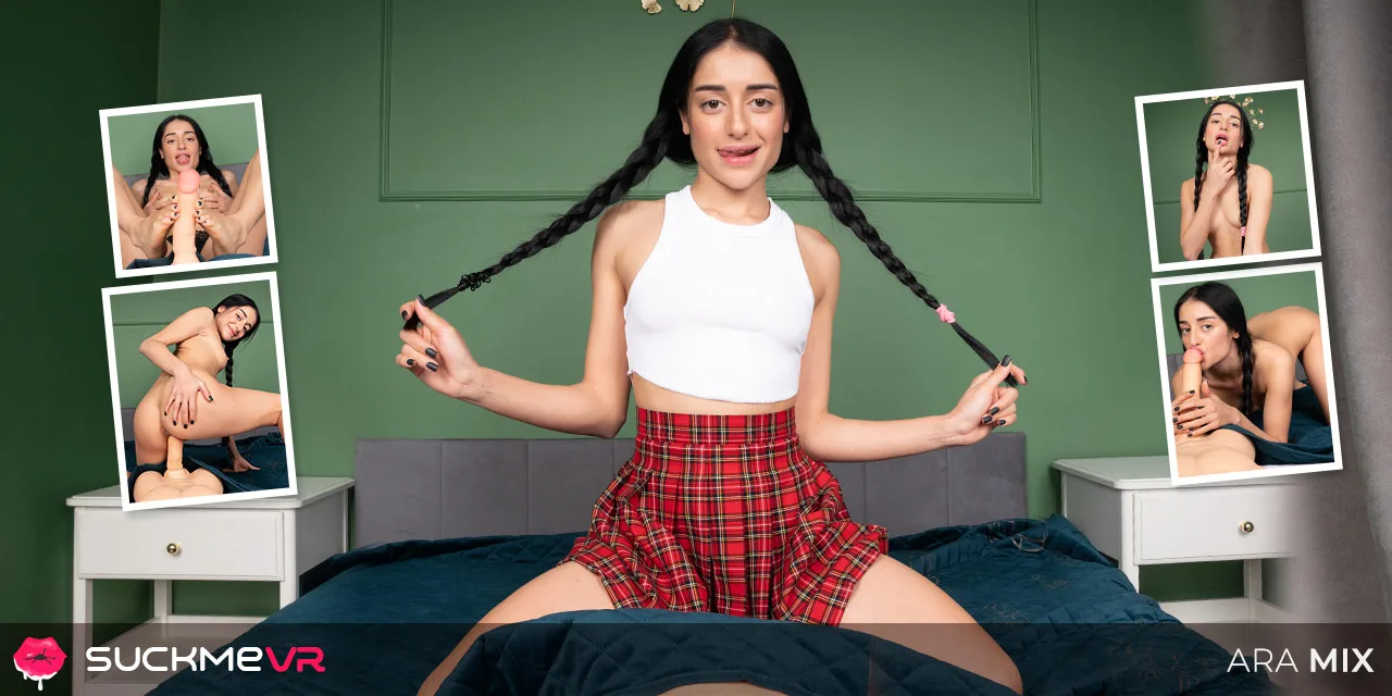 Skinny Russian Ara Mix Proves That Her Pussy Can Take A Stretching - Suck Me VR - 1138367